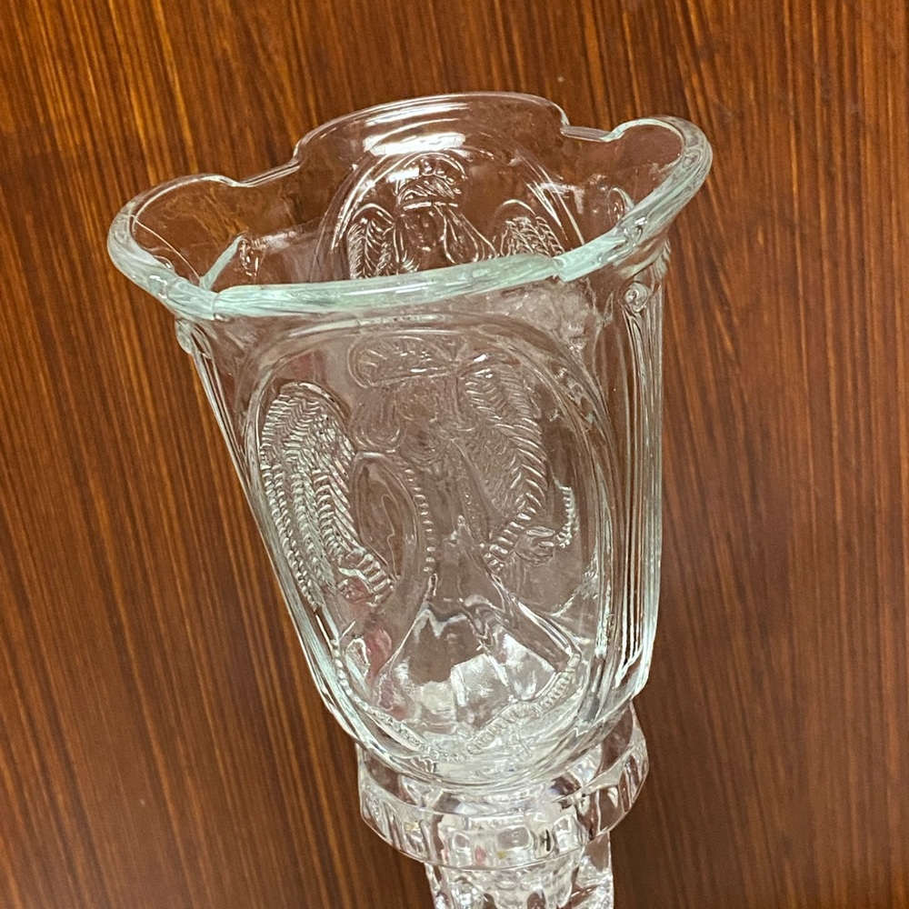 Home Interiors Embossed Angels Votive Glass cup